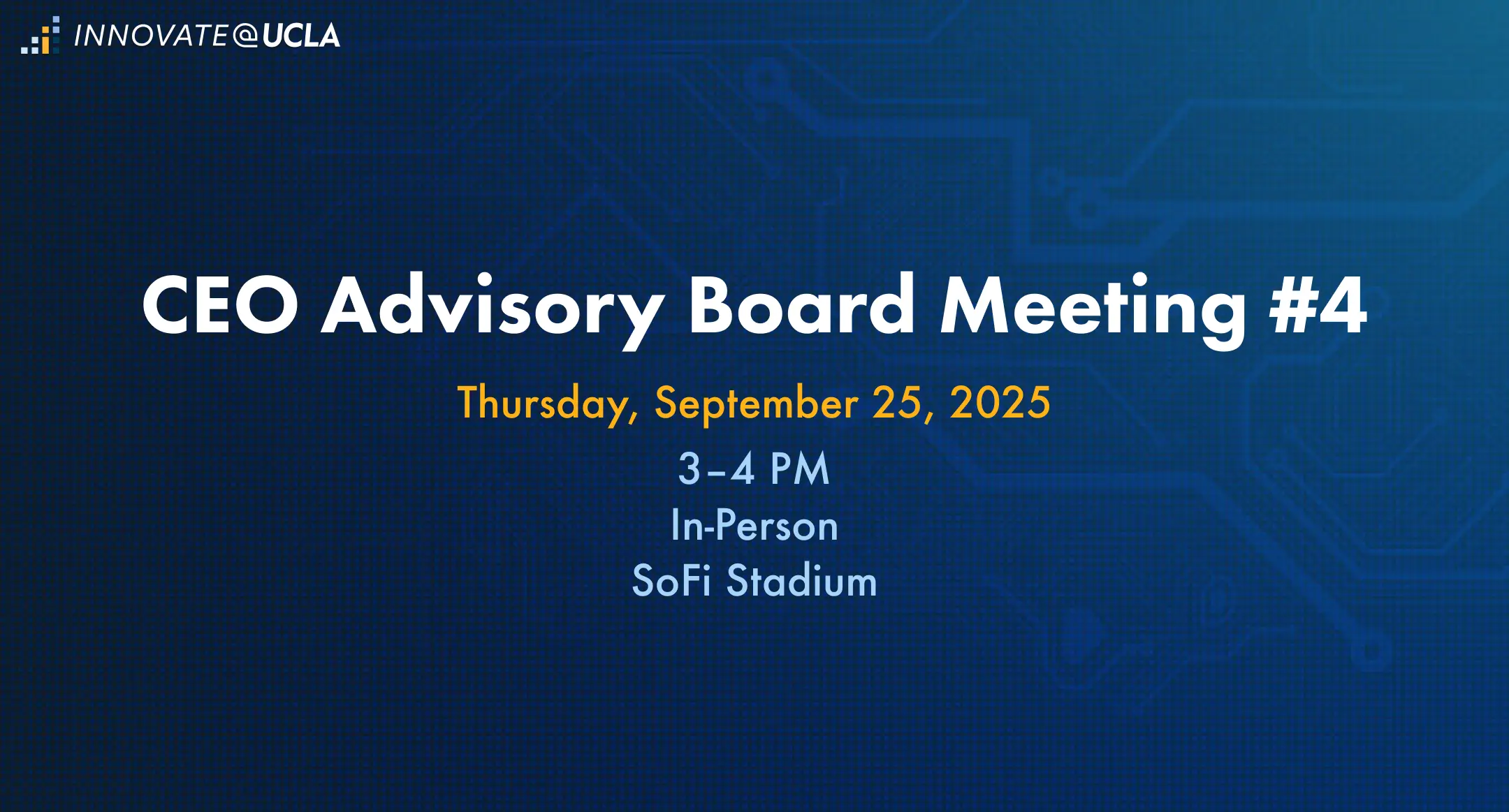 ceo advisory board meeting #4 2025