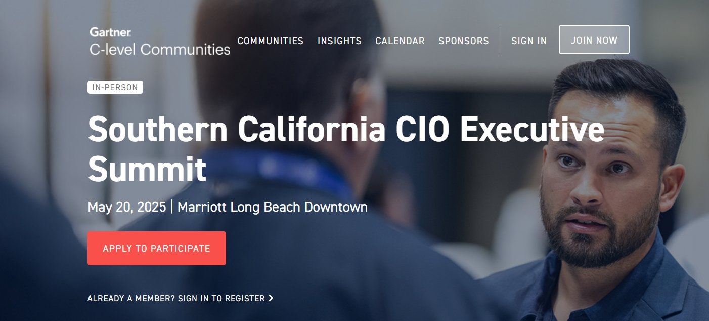 Gartner Southern California CIO Executive Summit