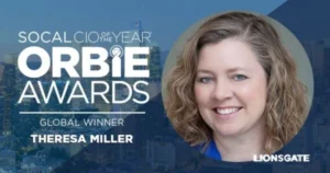 Theresa Miller wins 2022 SoCal CIO of the Year ORBIE Award!